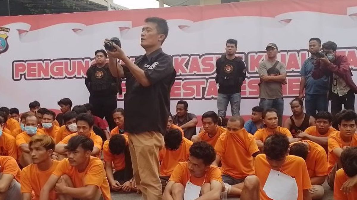 4 Begal Bersenjata Tajam di Medan Diringkus Polisi