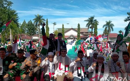 Ribuan Warga Singkawang Juga Turun dalam Aksi Bela Palestina