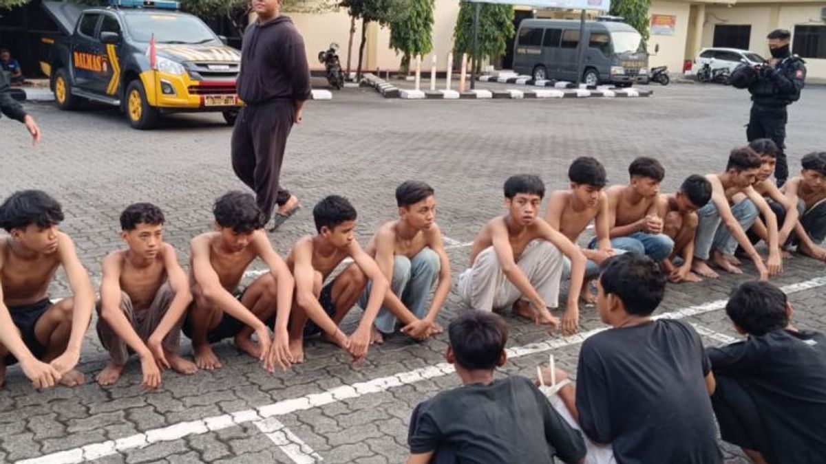 Dozens of Teenagers About to Brawl in Semarang Successfully Arrested