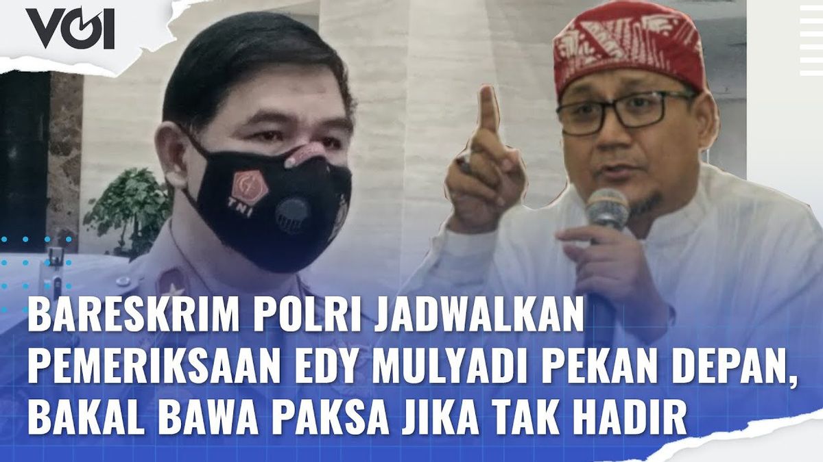 VIDEO: The Issue Of Kalimantan Where Jin Dumped Children, The Criminal Investigation Unit Of The Police To Reschedule Edy Mulyadi's Examination