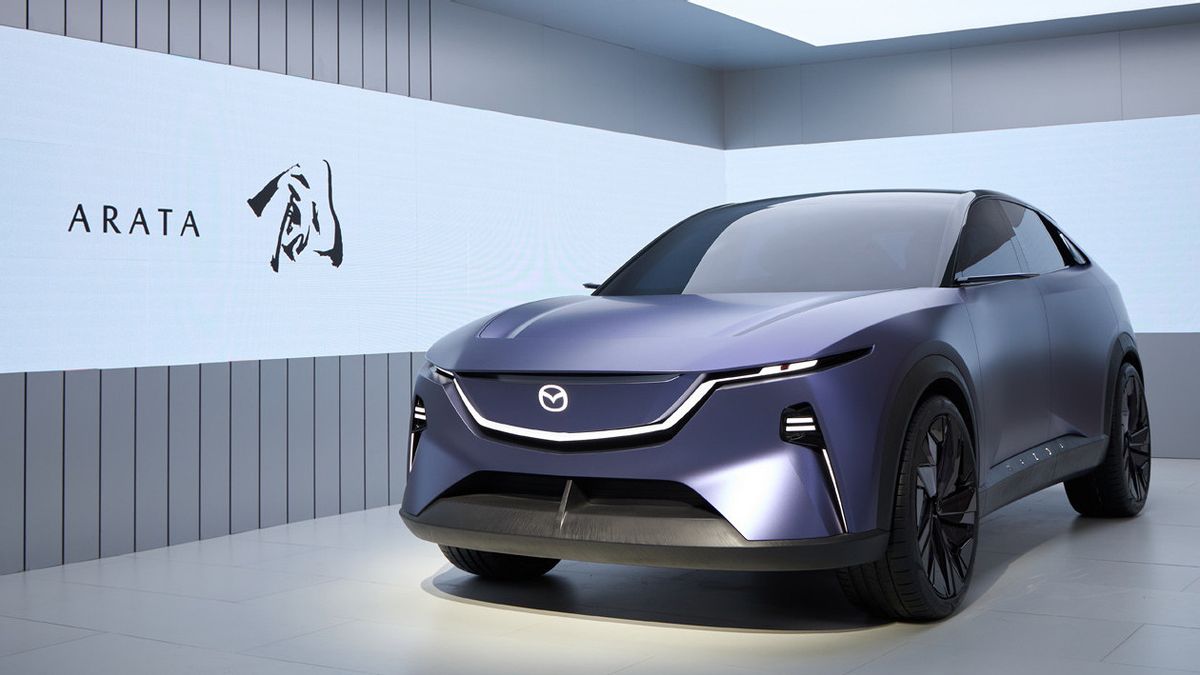 마쓰다, 베이징 모터쇼에서 새로운 전기차 컨셉트 '아라타' 선보여, 2025년 양산 예정