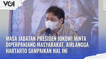 VIDEO: Masa Jabatan Presiden Jokowi Minta Diperpanjang Masyarakat, Airlangga Hartarto Sampaikan Hal Ini