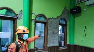 BNPB更新了受Garut地震影响的受损房屋的数据,使其达到110个单位
