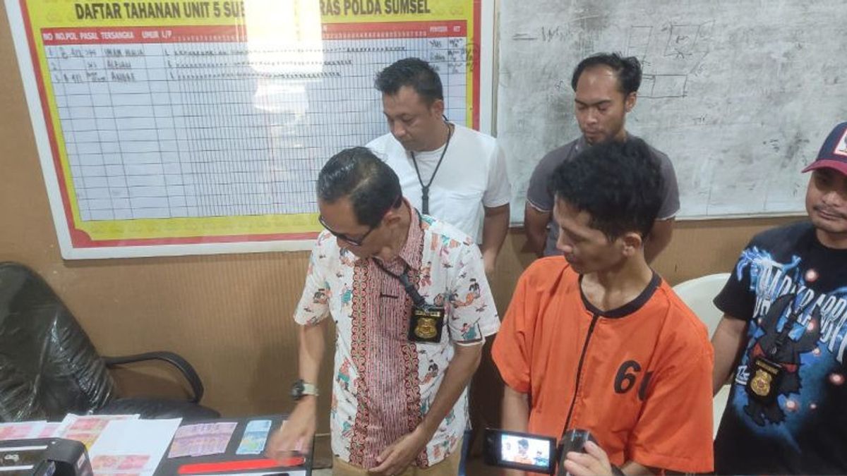 Fake Moneymakers In Palembang Have Been Arrested By The Police