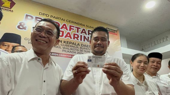 After Becoming A Gerindra Cadre, Bobby Immediately Registered For The Governor Of North Sumatra 2024