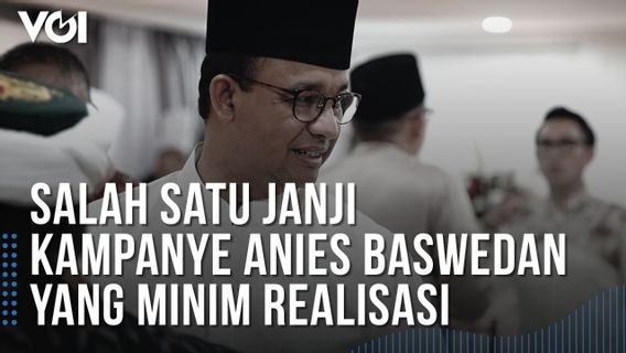 Salah Satu Janji Kampanye Anies Baswedan yang Minim Realisasi