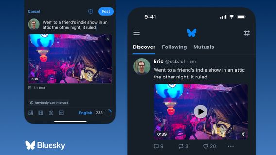 Bluesky Users Can Now Upload Videos