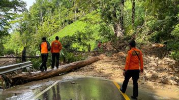 Routes Et Ponts Sur L’île De Sumba, Nusa Tenggara Est Touchée Par Des Inondations Et Des Glissements De Terrain