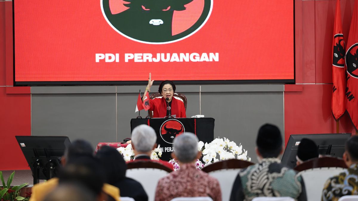 Megawati Semangati Le cadre du PDIP a gagné Ganjar-Mahfud: un tour, prêt?