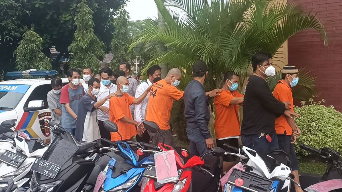 For 10 Days, Banten Police Arrest 54 Criminals From Various Regions