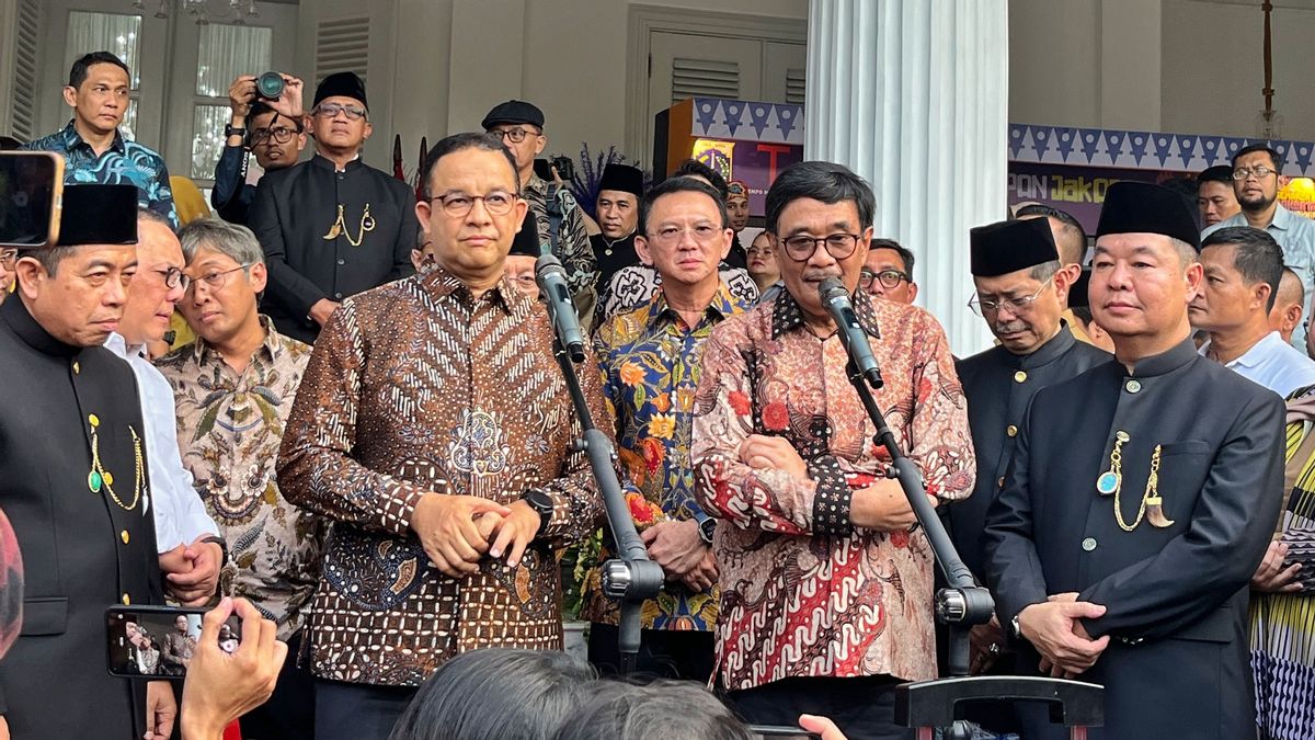 观察员“Mesranya”Ahok-Anies在市政厅聚会时说“Mesranya”Ahok-Anies在市政厅聚会时说“Pramono-Rano”