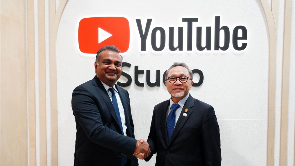 会见Youtube首席执行官、贸易部长讨论印尼数字贸易的发展