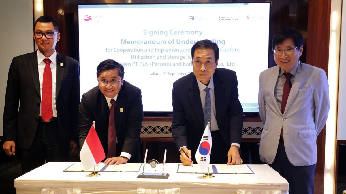 PLN Teken MoU dengan Perusahaan Korea, Siapkan Implementasi Teknologi CCUS di PLTU