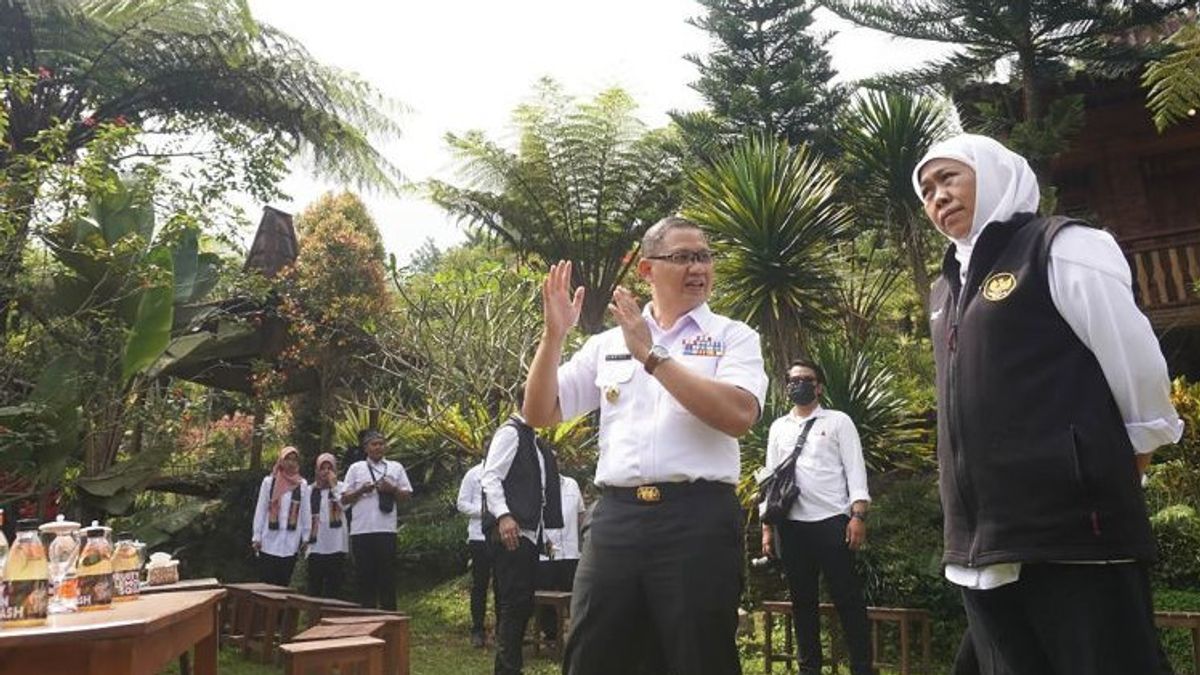 The Governor Of East Java Inaugurates The Agroforestri Kopi Slope Area Of Mount Arjuno