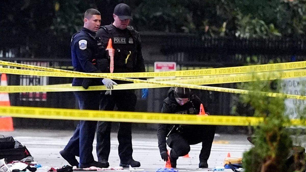 猛烈な!ホワイトハウス近くで発射された爆弾、2人が負傷