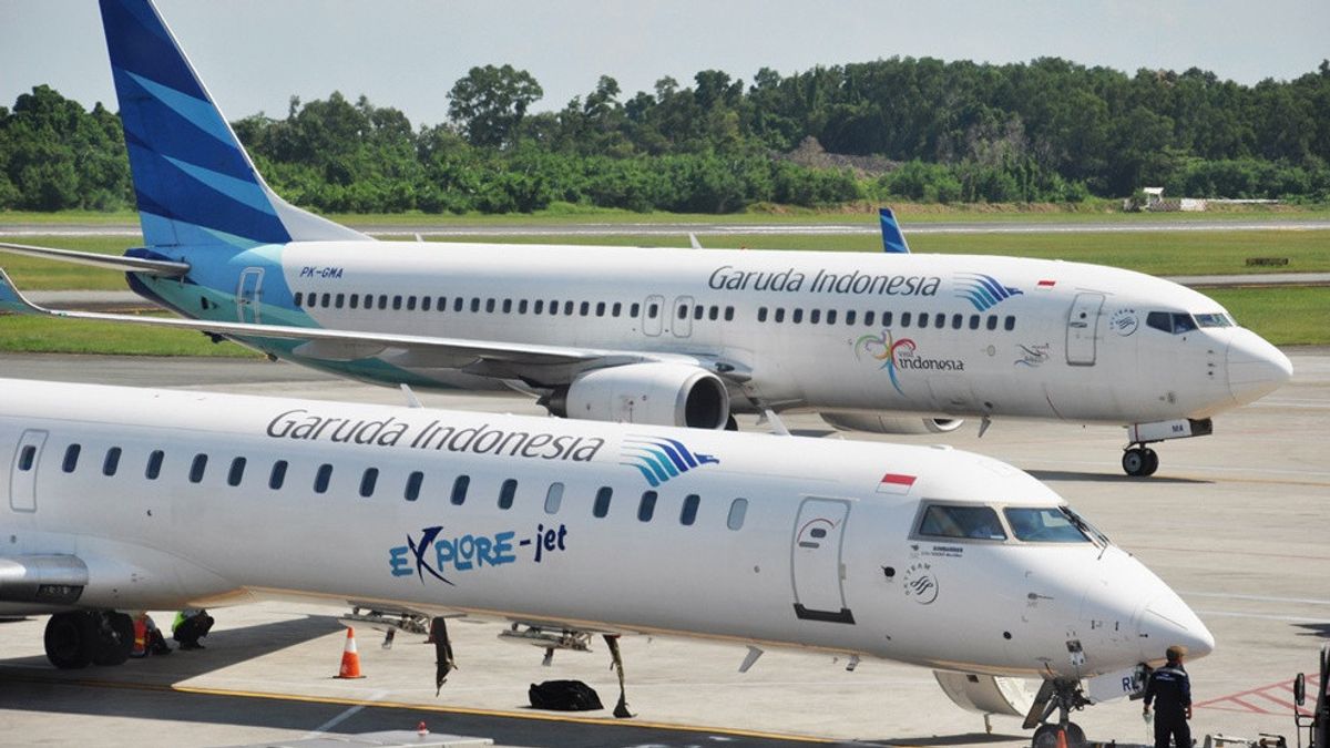 Miris! Pandemi COVID-19 Bikin Hancur-hancuran, Pesawat Garuda Indonesia yang Beroperasi Kurang dari 40 Unit