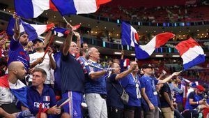 10 Ribu Petugas dan Ratusan Truk Polisi Mengawal Perayaan Keberhasilan Prancis ke Final Piala Dunia 2022 di Paris