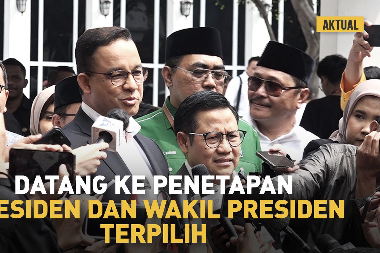 VIDEO: Anies And Cak Imin Watch Prabowo-Gibran Determination, Where Is Ganjar-Mahfud?