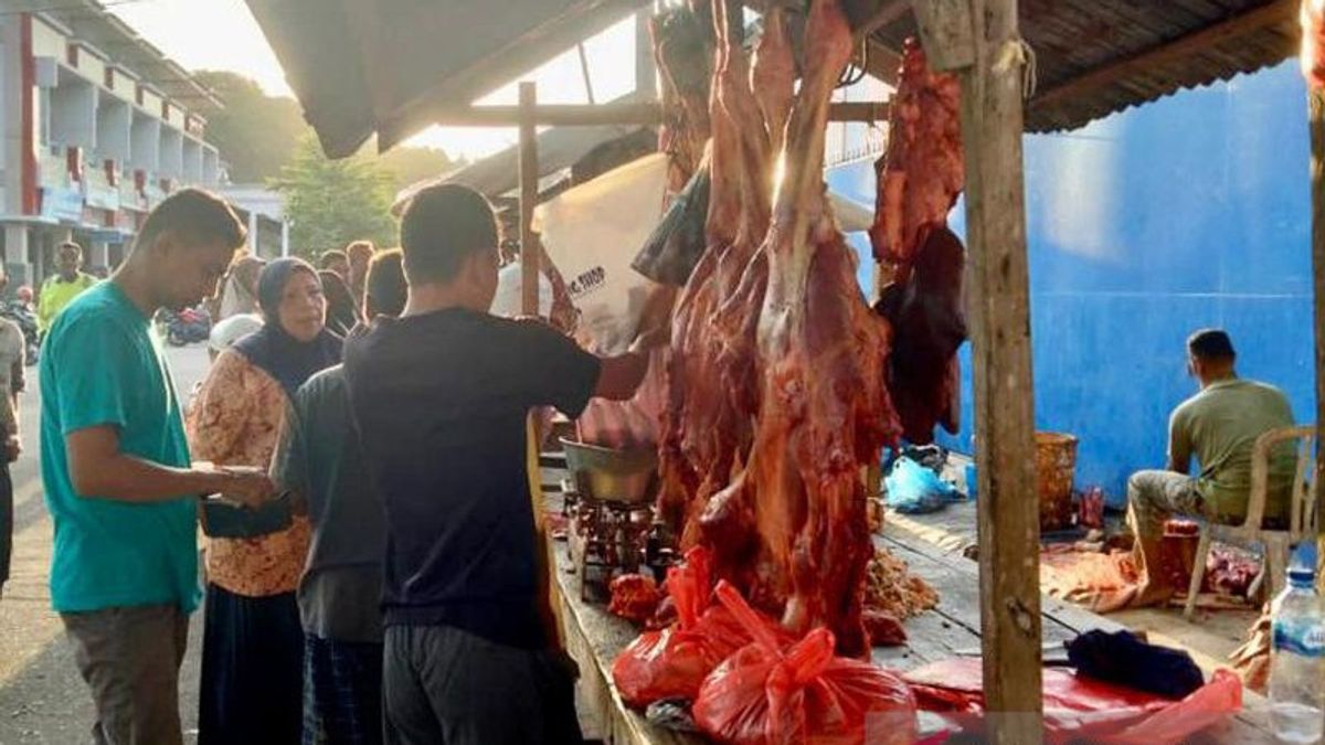  Harga Daging Sapi Saat Tradisi <i>Meugang</i> di Sabang Aceh Capai Rp200 Ribu per Kg