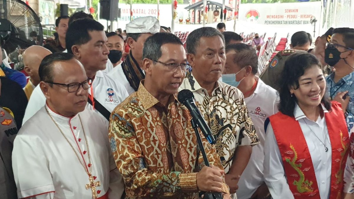 Around A Church In Jakarta, PJ Governor Heru Budi: We Make Sure Christmas Worship Runs Well