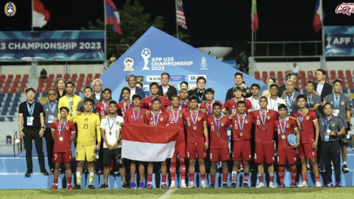 印度尼西亚国家队参加2023年AFF U-23杯,Shin Tae-yong:越南快乐,团队欣赏和裁判的失望