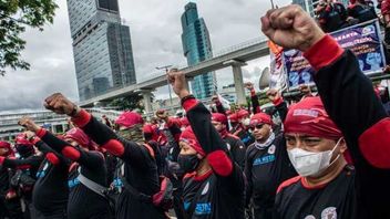 如果 UMP DKI 雅加达 2023 年不增加到 510 万印尼盾，工人威胁大规模示威