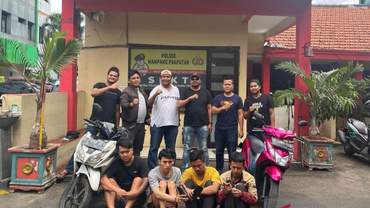 4 Teenage Thief Specialists In Disadvantaged Houses Arrested By Officials After Action In Mampang