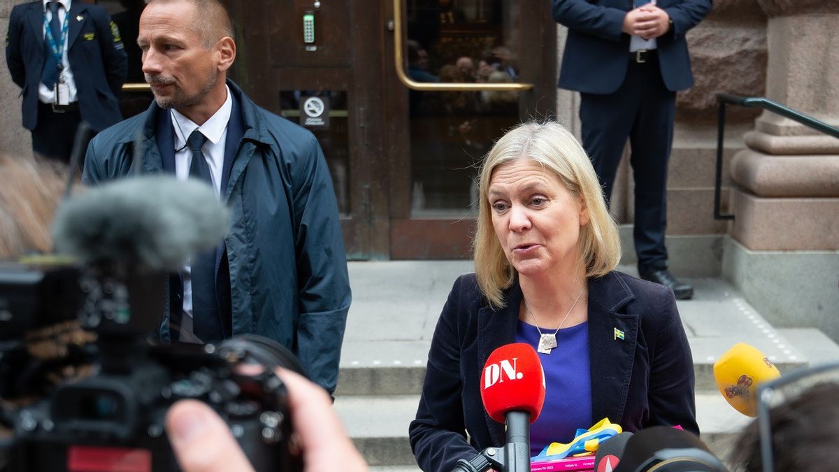 Baru 12 Jam Menjabat, PM Wanita Pertama Swedia Magdalena Andersson Mengundurkan Diri