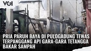 VIDEO: Kebakaran di Pulogadung, Pria Paruh Baya Tewas Usai Terjebak di Kamar Mandi