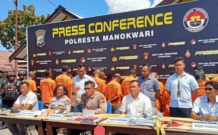 Polisi Tangkap 19 Tersangka dari 18 Kasus Kriminalitas di Manokwari