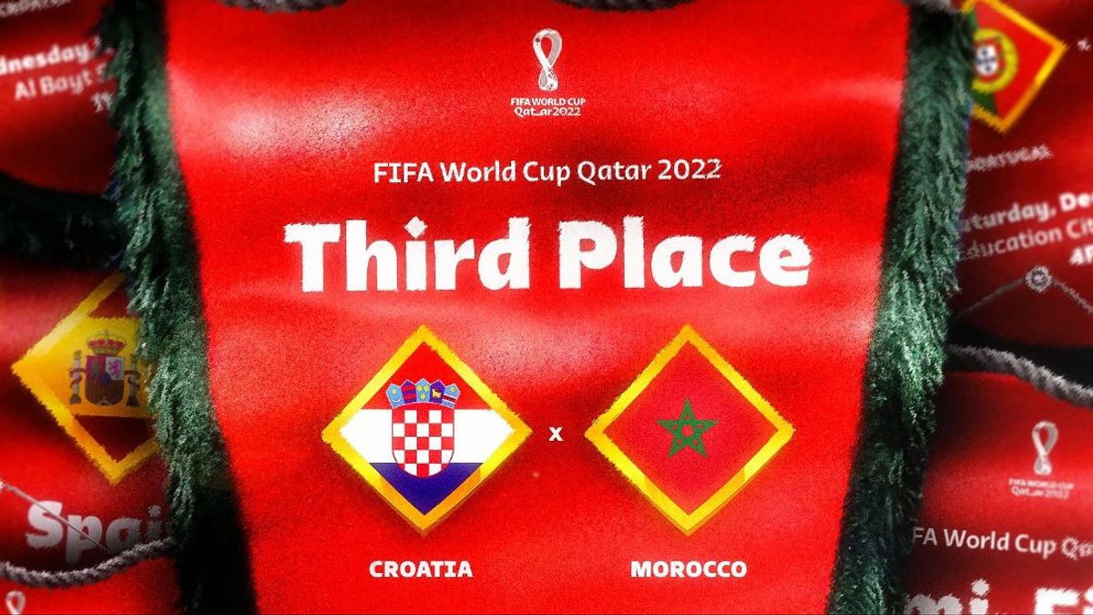 Preliminary Third Place Competition For The Croatian Vs Morocco World Cup: Mission Closing Indah's Story In Qatar