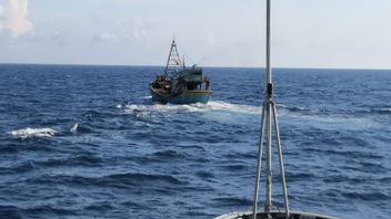 インドネシア海軍、ナトゥナ海でベトナム漁船を捕獲、2トンの混合魚を発見