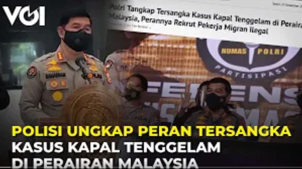 فيديو: الشرطة تكشف عن دور المشتبه به في قضية غرق السفينة في المياه الماليزية