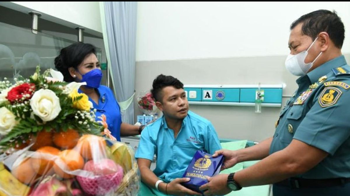 Visiting Soldiers Victims Of The Papua KST Attack, KSAL Yudo: Wishing You A Speedy Recovery And Keep The Spirit