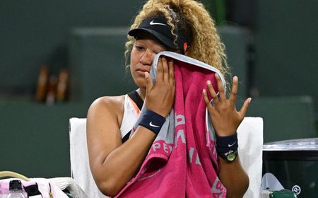 Kalah di Turnamen Tenis Indian Wells dan Diejek Penonton, Naomi Osaka Menangis