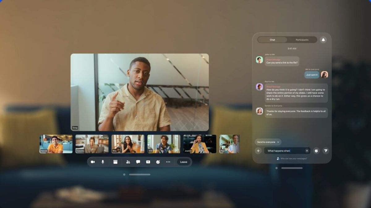 سيسمح التكبير الزوجي في Apple Vision Pro للمستخدمين برؤية تعبيرات الأشخاص عبر Avatar