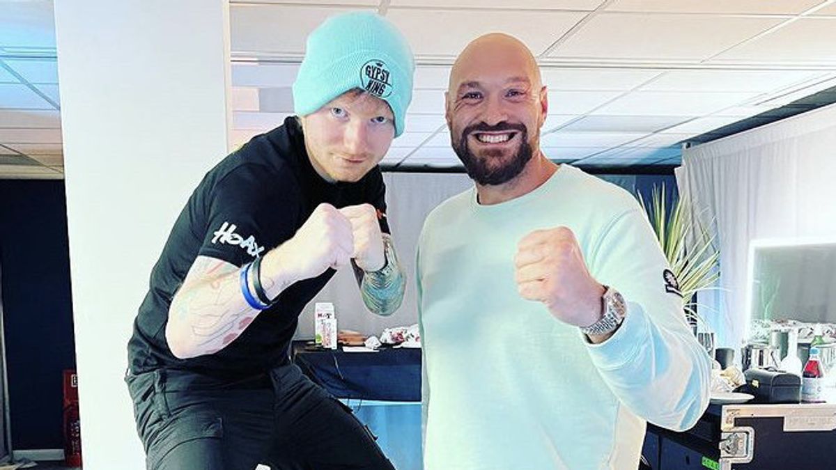 Pensiun dari Tinju, Tyson Fury Buka Peluang Rekaman dengan Adele dan Ed Sheeran