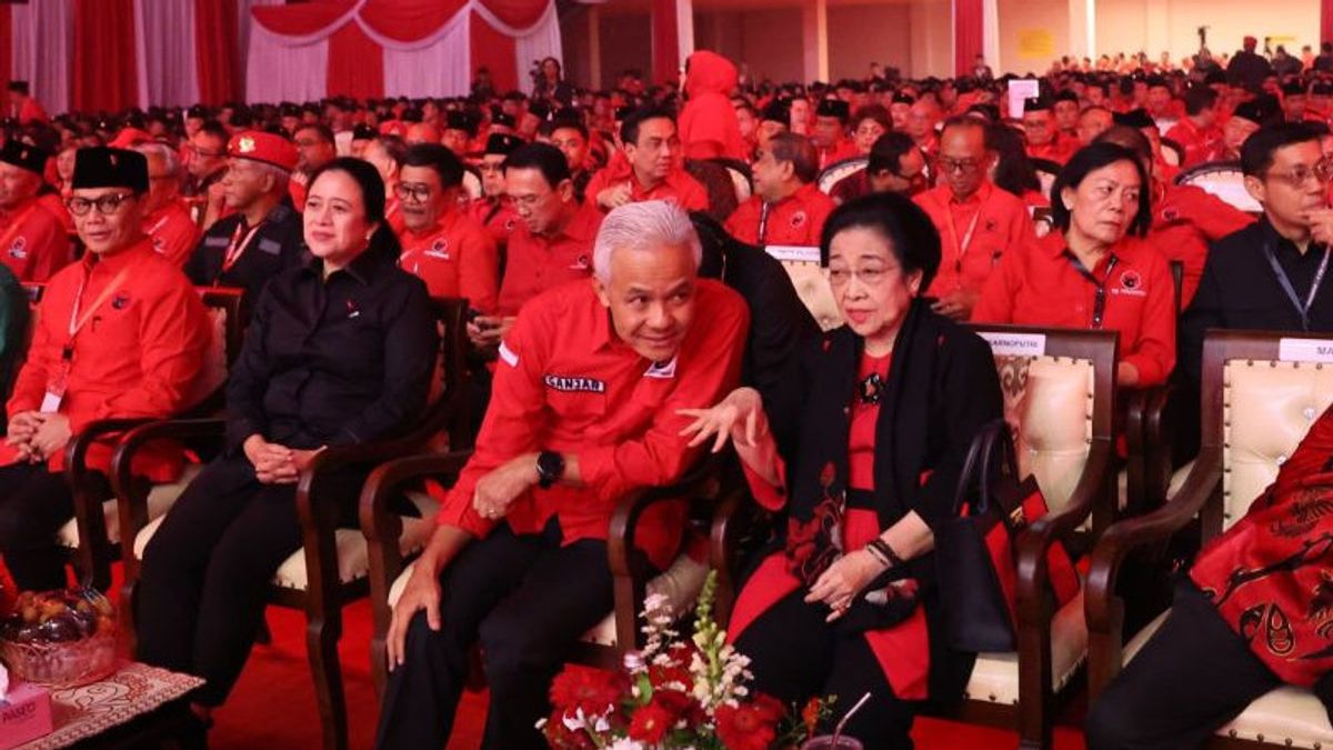 Ganjar Yakin Le discours de Megawati sur le cadre du PDIP non Goyang-goyang Pas sindir Jokowi