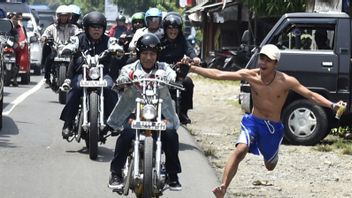RI 1 دراجة نارية مخصصة التي سيتم استخدامها من قبل الرئيس Jokowi في حلبة مانداليكا