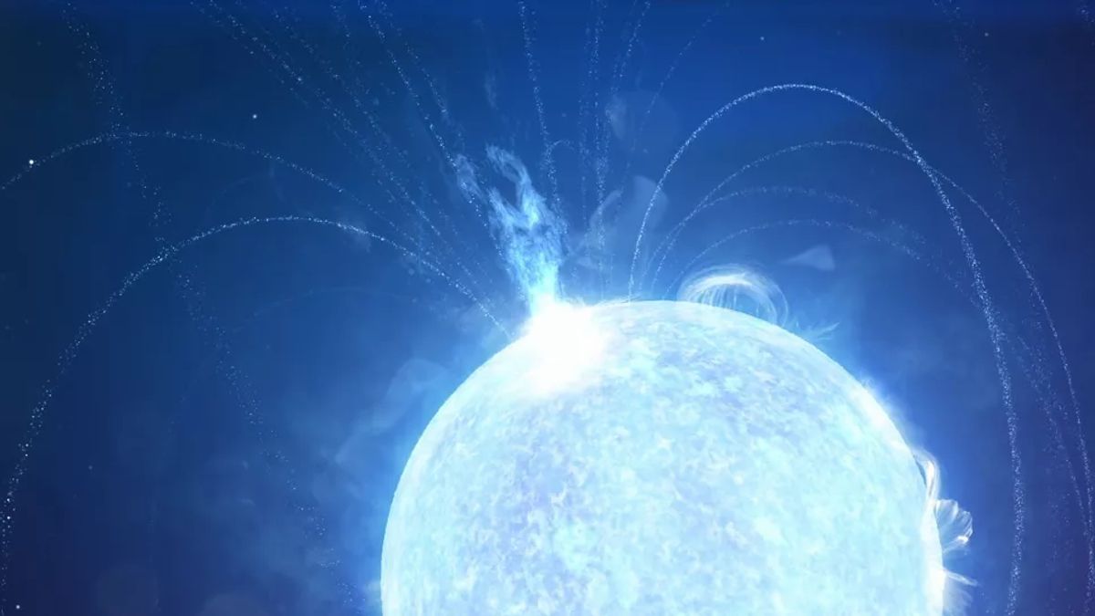 科学者はマグネタール星が噴火を報告し、その力は太陽から10万光年です
