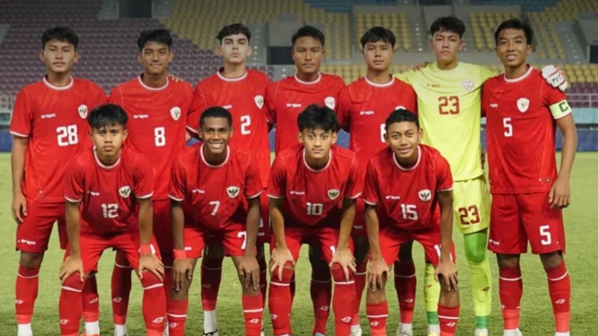 anese liste des 34 joueurs de l’équipe nationale indonésienne U-17 dans le TC avant la Coupe d’Asie U-17 2025