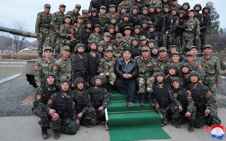 Kunjungi Divisi Tank Legendaris, Pemimpin Korut Kim Jong-un Serukan Peningkatan Kesiapan Tempur