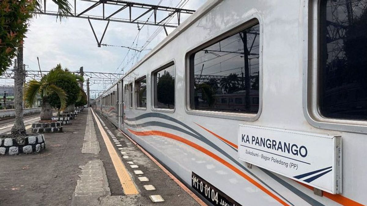 تأثر خط السكك الحديدية بالانهيار الأرضي, تم إلغاء رحلة قطار بانجرانغو بوجور-سوكابومي