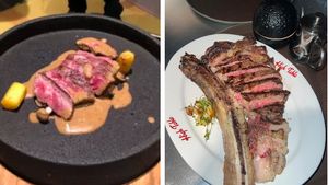 C'est ce que c'est pour le Steak Dry Aged qui a été sèche pendant 21 jours!