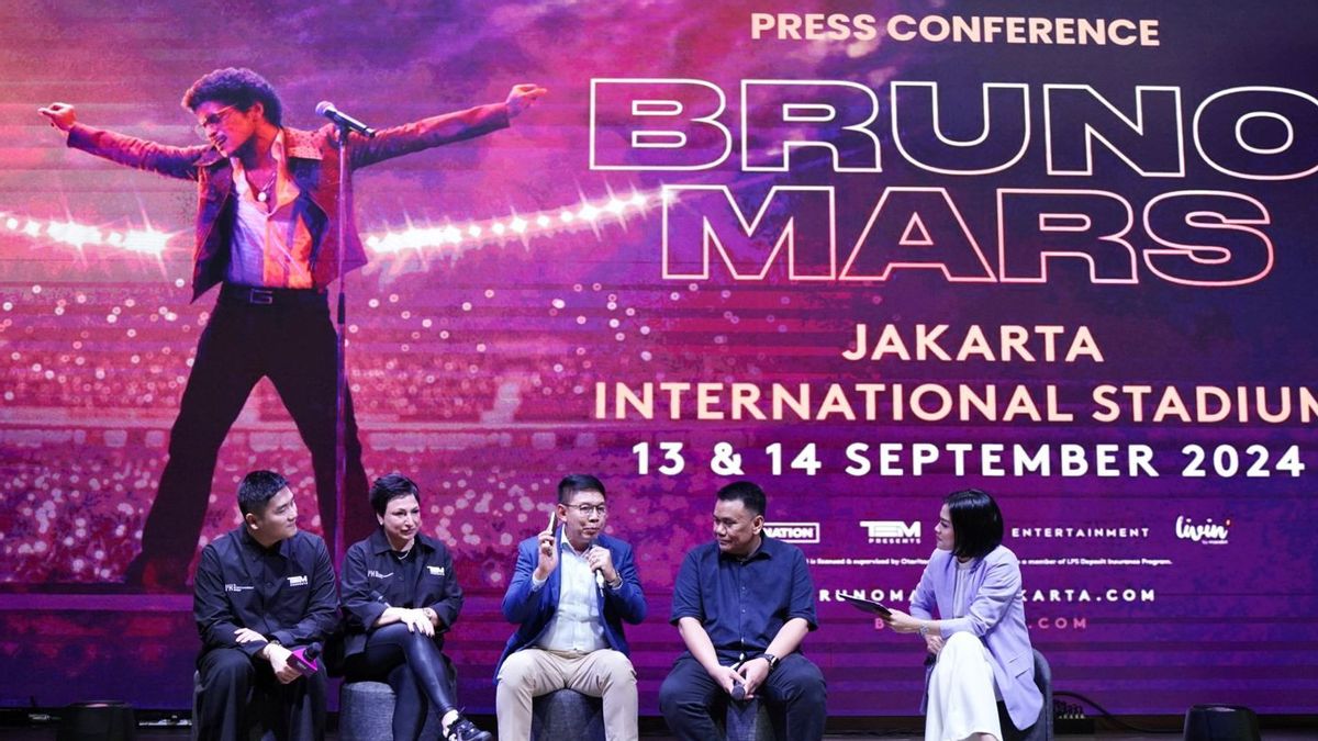 Bank Mandiri vend des billets pour le concert de Bruno Mars à Livin' Sukha