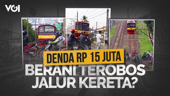 Sayangi Nyawa, Jangan 'Bandel' Menerobos Palang Pintu Perlintasan Kereta Api