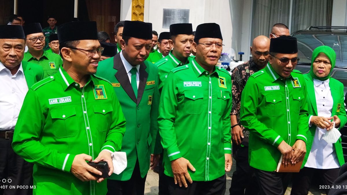 Rombongan PPP Diterima Megawati di Lantai 5 Kantor PDIP