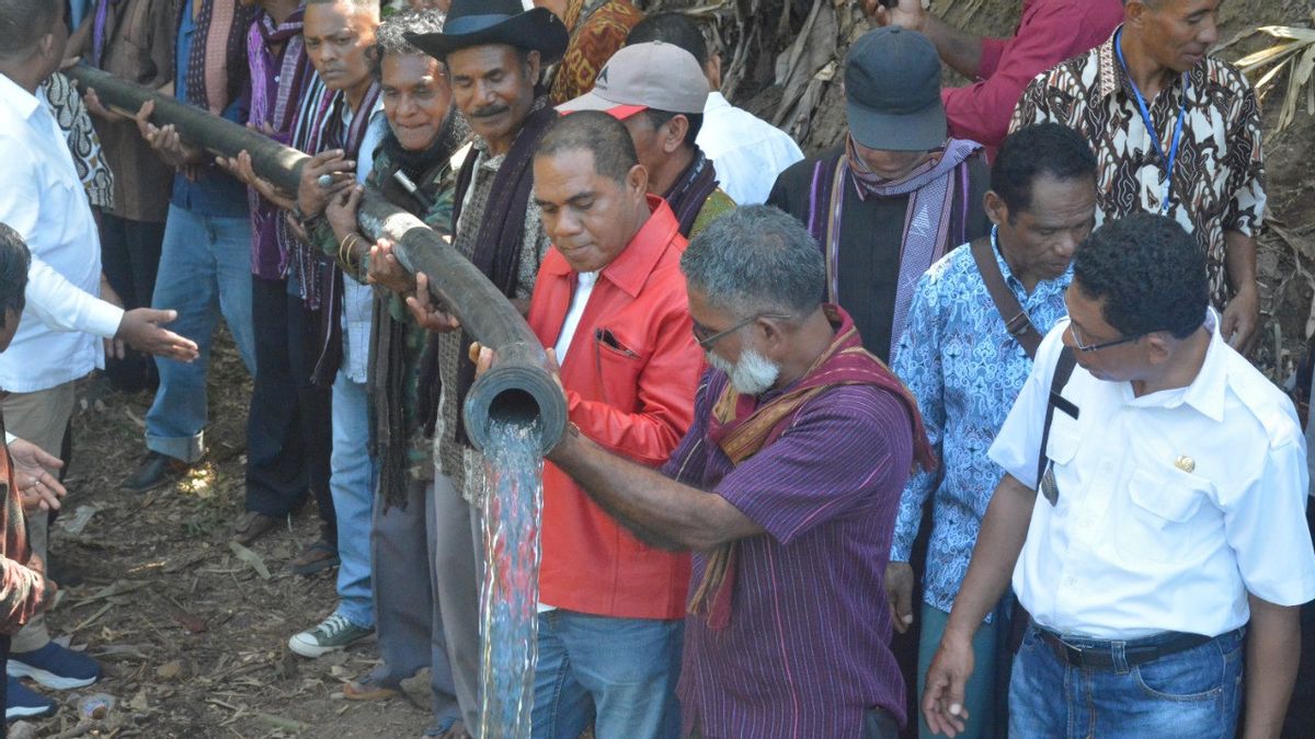 The Cold Hands Of Flotim Regent Anton Hadjon Smooths Clean Water Program In Lamahelan: 19 Years 'Failed,' Was Evicted When...