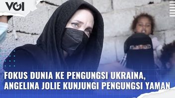 ビデオ:ウクライナ難民に焦点を当てる世界、アンジェリーナ・ジョリーがイエメン難民を訪問
