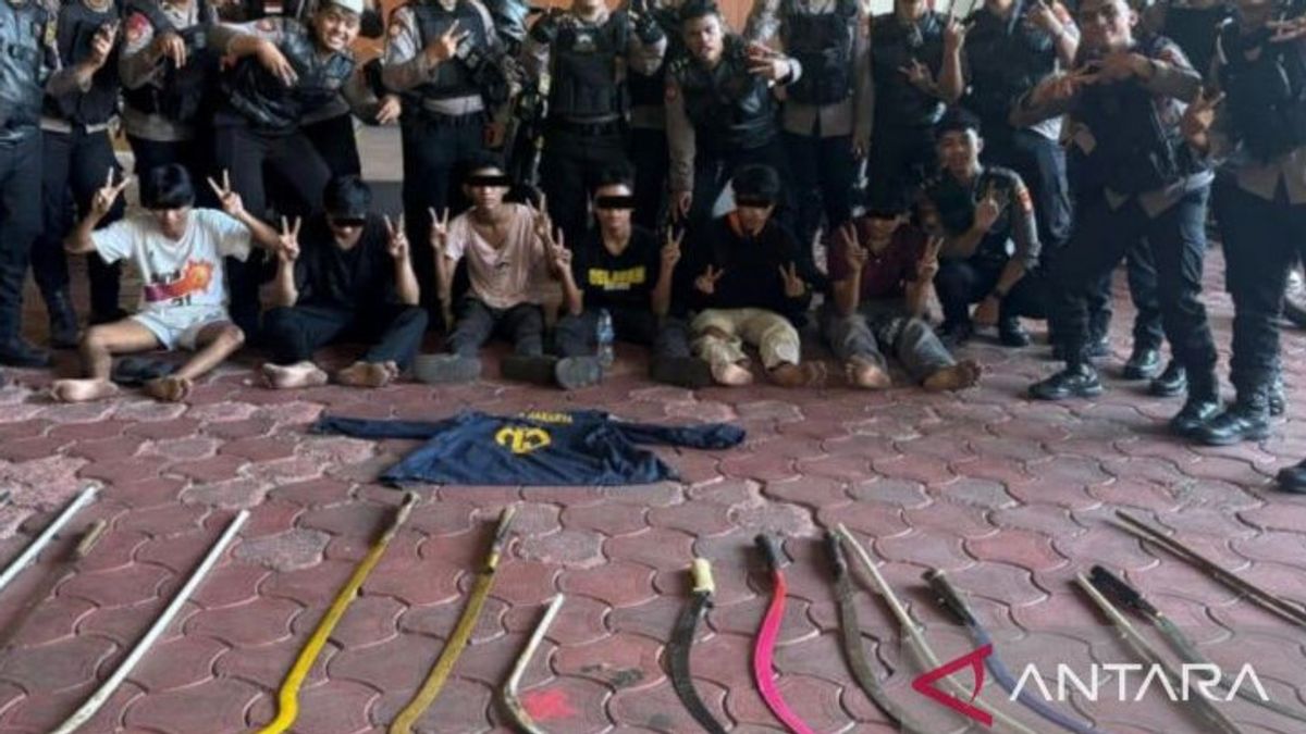 6 Remaja Pelaku Tawuran di Pal Putih Diringkus Polisi, 10 Senjata Tajam Disita